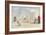 By the Bathing Machines, 1866-Eugène Boudin-Framed Giclee Print