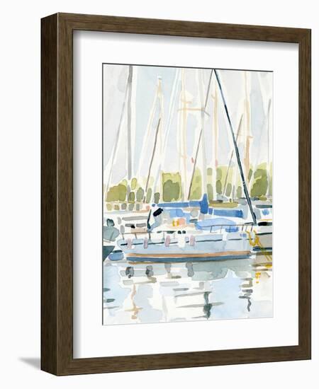 By the Bay II-Emma Caroline-Framed Premium Giclee Print