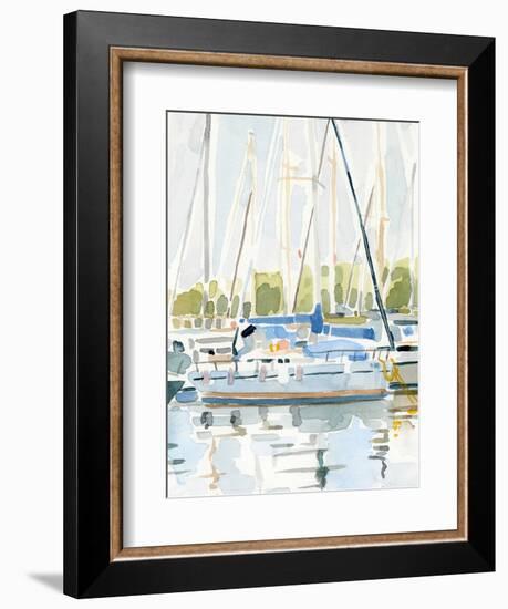 By the Bay II-Emma Caroline-Framed Premium Giclee Print