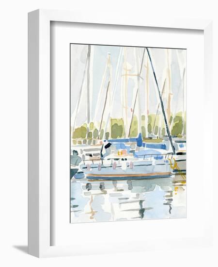 By the Bay II-Emma Caroline-Framed Premium Giclee Print