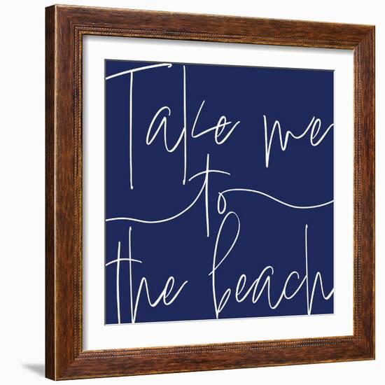 By the Beach III-Sarah Adams-Framed Art Print