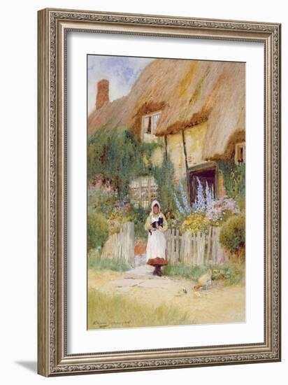 By the Cottage Gate-Arthur Claude Strachan-Framed Giclee Print