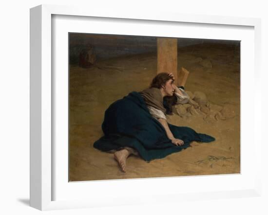 By the Cross-Genrich Matveyevich Maniser-Framed Giclee Print