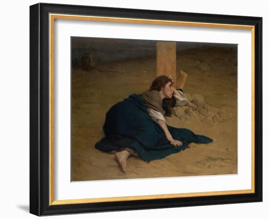 By the Cross-Genrich Matveyevich Maniser-Framed Giclee Print