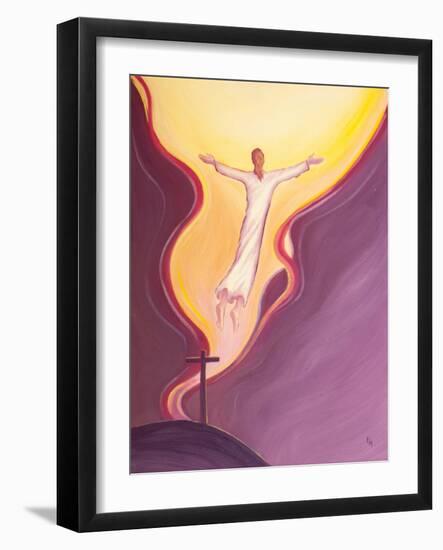 By the Father's Will, Foreknowledge, Plan, Consent and Justice, Christ Suffered and Died, and Leape-Elizabeth Wang-Framed Giclee Print