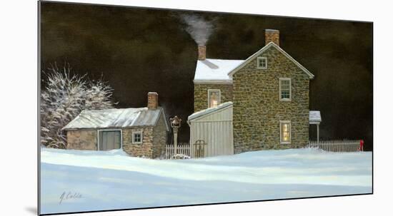 By the Fire-Jerry Cable-Mounted Art Print