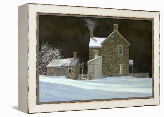By the Fire-Jerry Cable-Framed Premier Image Canvas