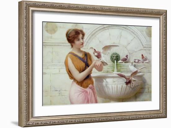 By the Fountain-Henry Ryland-Framed Giclee Print