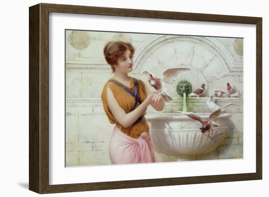 By the Fountain-Henry Ryland-Framed Giclee Print