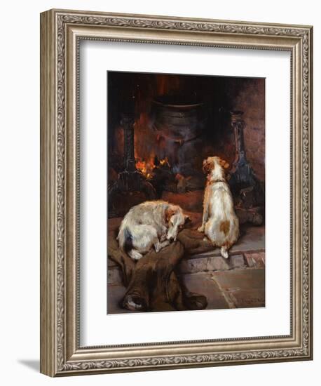 By the Hearth, 1894-Philip Eustace Stretton-Framed Giclee Print