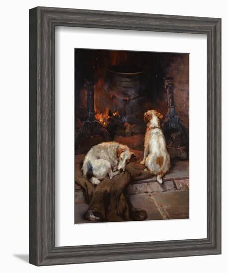 By the Hearth, 1894-Philip Eustace Stretton-Framed Giclee Print