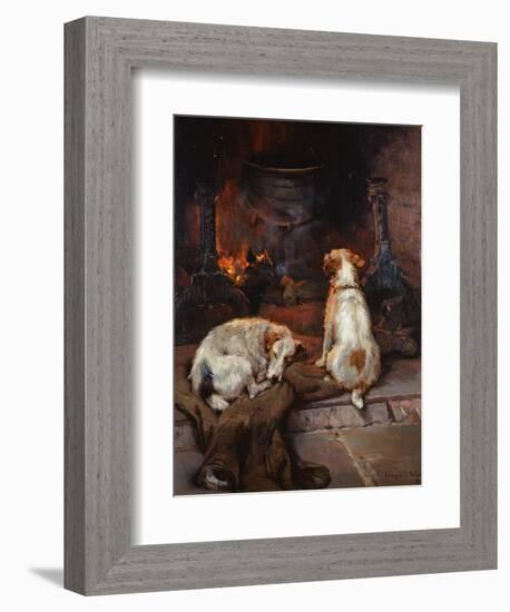 By the Hearth, 1894-Philip Eustace Stretton-Framed Giclee Print