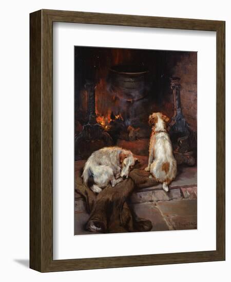 By the Hearth, 1894-Philip Eustace Stretton-Framed Giclee Print