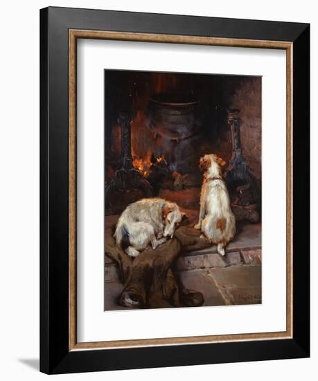 By the Hearth, 1894-Philip Eustace Stretton-Framed Giclee Print
