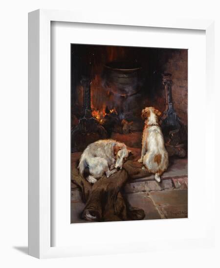 By the Hearth, 1894-Philip Eustace Stretton-Framed Giclee Print