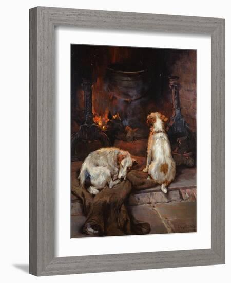 By the Hearth, 1894-Philip Eustace Stretton-Framed Giclee Print