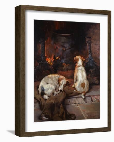 By the Hearth, 1894-Philip Eustace Stretton-Framed Giclee Print