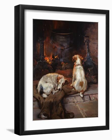 By the Hearth, 1894-Philip Eustace Stretton-Framed Giclee Print