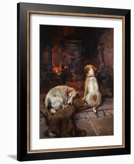 By the Hearth, 1894-Philip Eustace Stretton-Framed Giclee Print