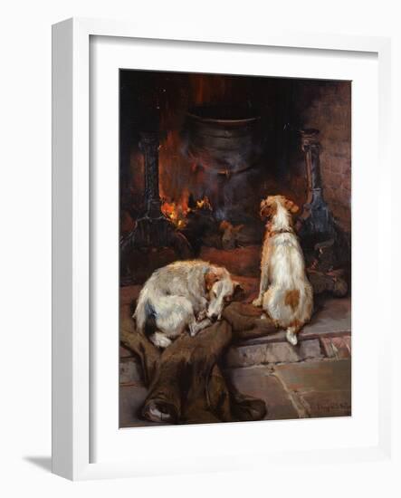 By the Hearth, 1894-Philip Eustace Stretton-Framed Giclee Print