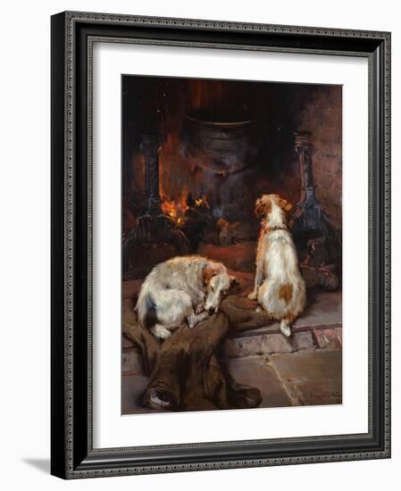 By the Hearth, 1894-Philip Eustace Stretton-Framed Giclee Print