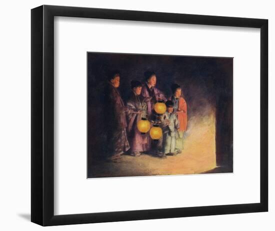 'By the Light of the Lantern', c1887, (1901)-Mortimer L Menpes-Framed Giclee Print