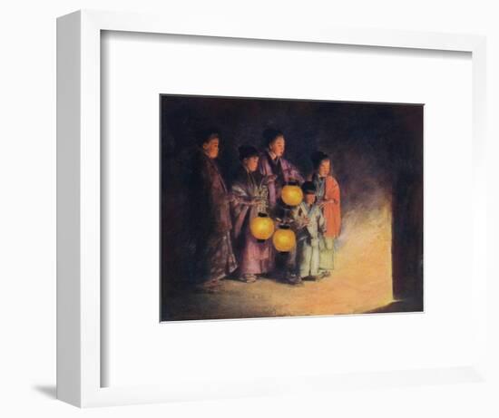 'By the Light of the Lantern', c1887, (1901)-Mortimer L Menpes-Framed Giclee Print