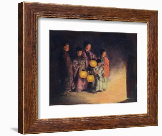 'By the Light of the Lantern', c1887, (1901)-Mortimer L Menpes-Framed Giclee Print