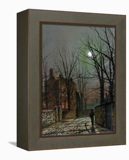 By the Light of the Moon, 1882-John Atkinson Grimshaw-Framed Premier Image Canvas