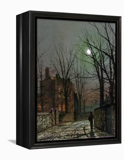 By the Light of the Moon, 1882-John Atkinson Grimshaw-Framed Premier Image Canvas