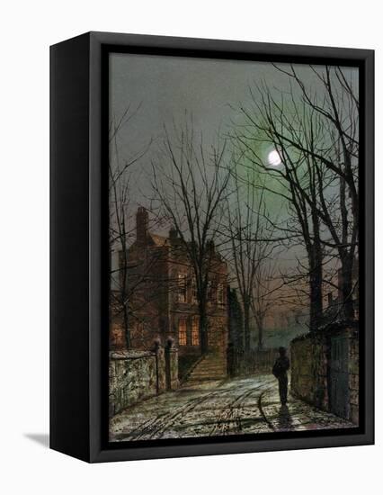 By the Light of the Moon, 1882-John Atkinson Grimshaw-Framed Premier Image Canvas