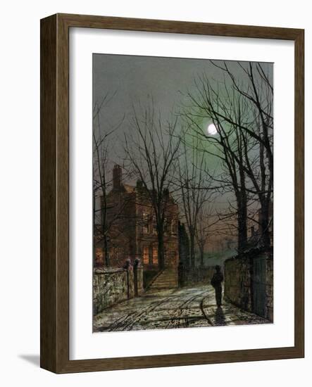 By the Light of the Moon, 1882-John Atkinson Grimshaw-Framed Giclee Print