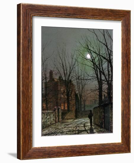 By the Light of the Moon, 1882-John Atkinson Grimshaw-Framed Giclee Print