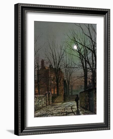 By the Light of the Moon, 1882-John Atkinson Grimshaw-Framed Giclee Print