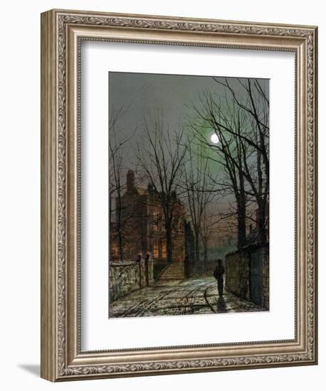 By the Light of the Moon, 1882-John Atkinson Grimshaw-Framed Giclee Print