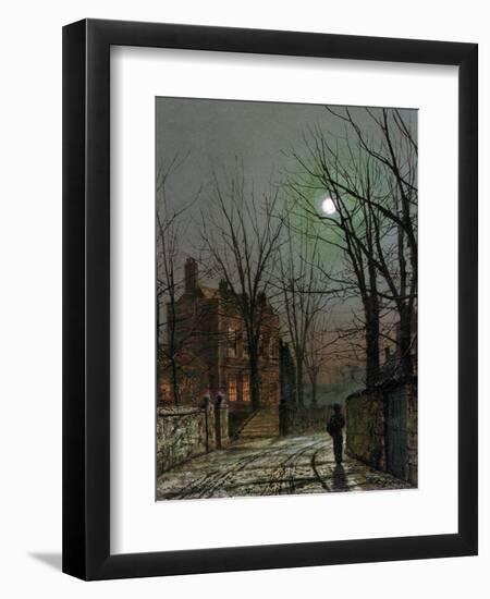 By the Light of the Moon, 1882-John Atkinson Grimshaw-Framed Giclee Print