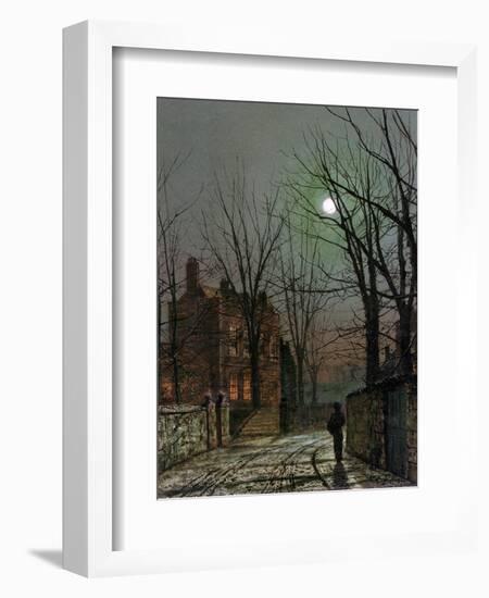 By the Light of the Moon, 1882-John Atkinson Grimshaw-Framed Giclee Print