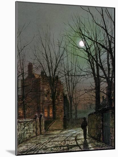 By the Light of the Moon, 1882-John Atkinson Grimshaw-Mounted Premium Giclee Print