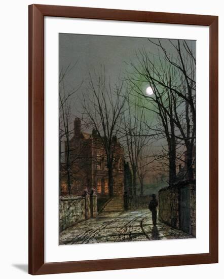 By the Light of the Moon, 1882-John Atkinson Grimshaw-Framed Giclee Print