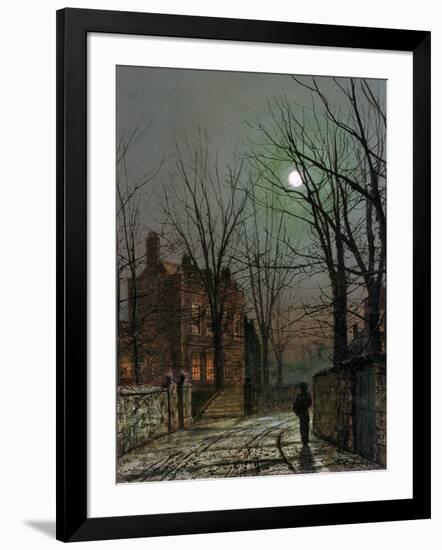 By the Light of the Moon, 1882-John Atkinson Grimshaw-Framed Giclee Print