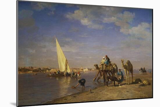 By the Nile-L?on Adolphe Auguste Belly-Mounted Giclee Print