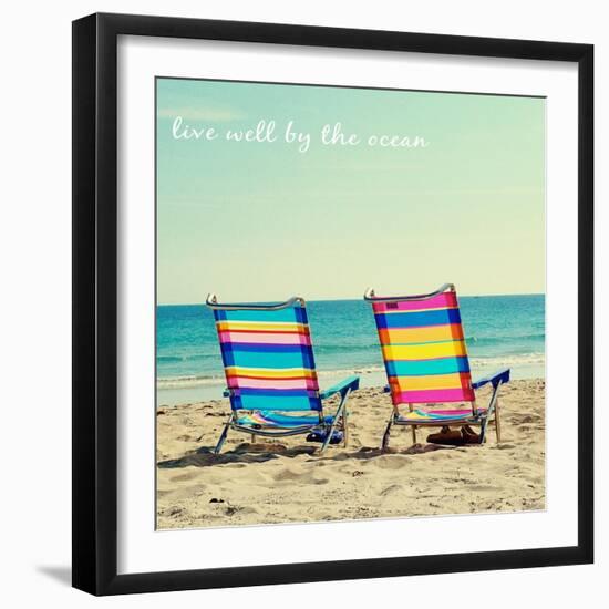 By the Ocean-Gail Peck-Framed Art Print