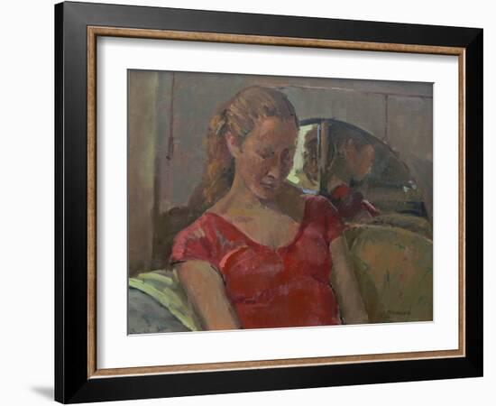 By the Old Mirror, 2009-Pat Maclaurin-Framed Giclee Print