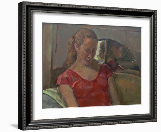 By the Old Mirror, 2009-Pat Maclaurin-Framed Giclee Print