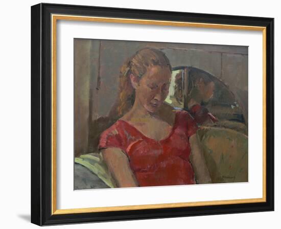 By the Old Mirror, 2009-Pat Maclaurin-Framed Giclee Print