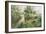 By the Old Post Bridge-Alfred Augustus Glendenning-Framed Giclee Print