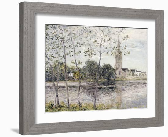 By the Pond at Rosporden, Finistere-Maxime Maufra-Framed Giclee Print