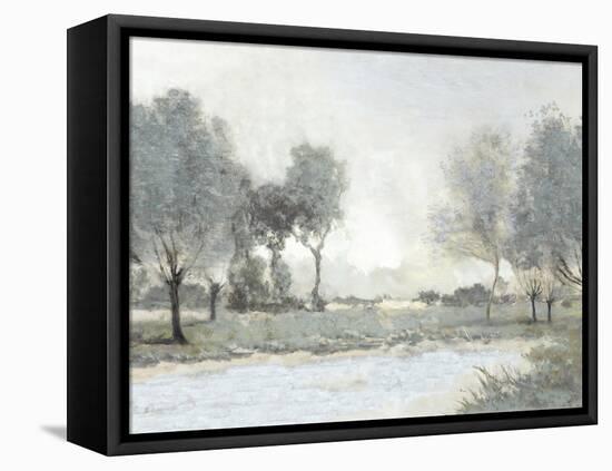 By the Pond I-Christy McKee-Framed Stretched Canvas