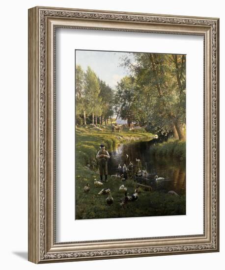 By the River, Apperup-Frants Henningsen-Framed Giclee Print