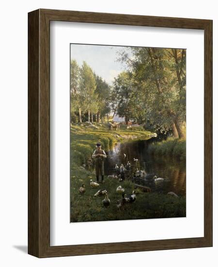 By the River, Apperup-Frants Henningsen-Framed Giclee Print